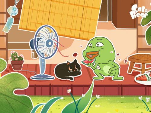 白猫吃瓜表情包动态,萌态十足，笑料横生！